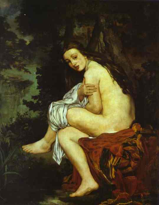 Surprised Nymph, 1861 - Edouard Manet Painting